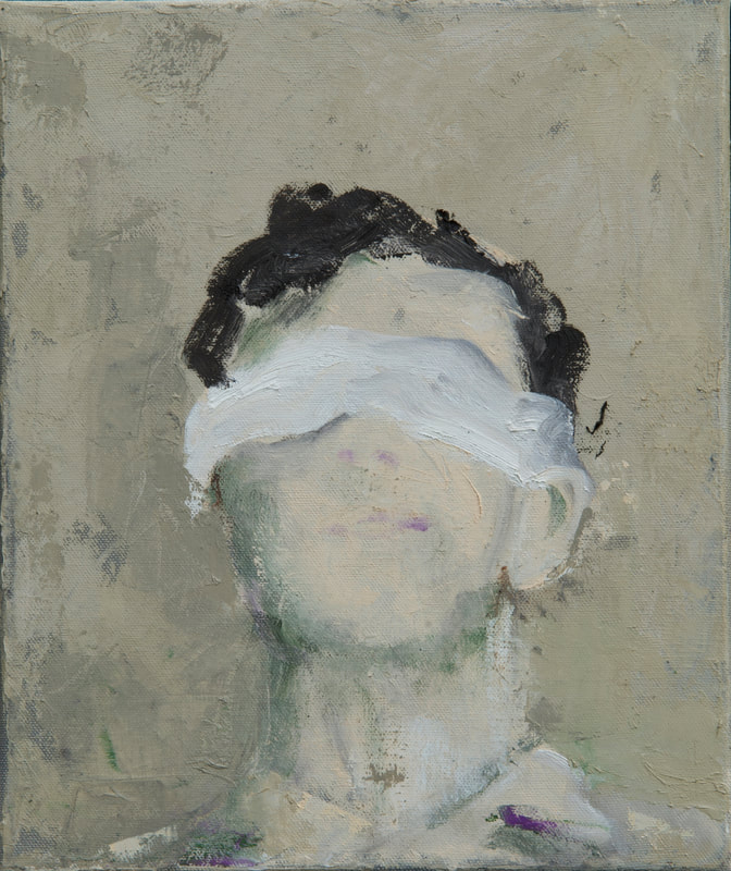 Kevin Low, painting, oil on canvas, Anonymous Man